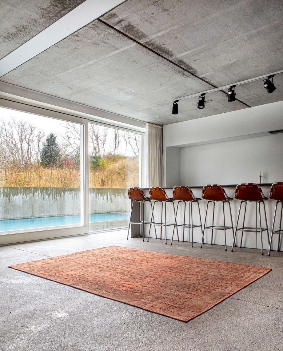 Louis De Poortere carpet LX 9199 Structures Baobab Za Copper interior 3