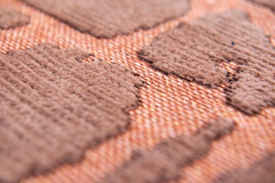 Louis De Poortere carpet LX 9199 Structures Baobab Za Copper zoom 1