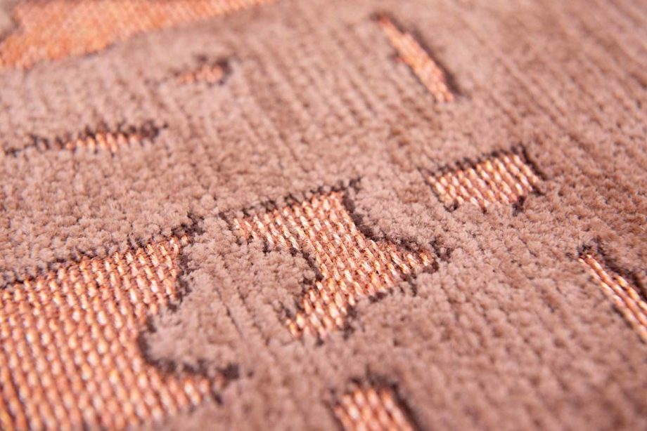 Louis De Poortere carpet LX 9199 Structures Baobab Za Copper zoom 2