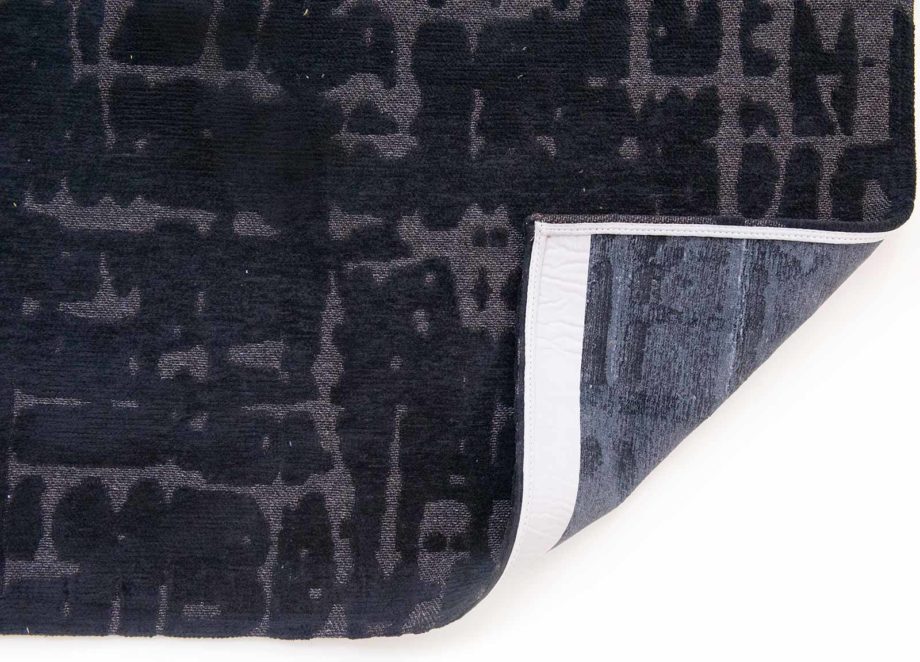 Louis De Poortere carpet LX 9200 Structures Baobab Black Water back