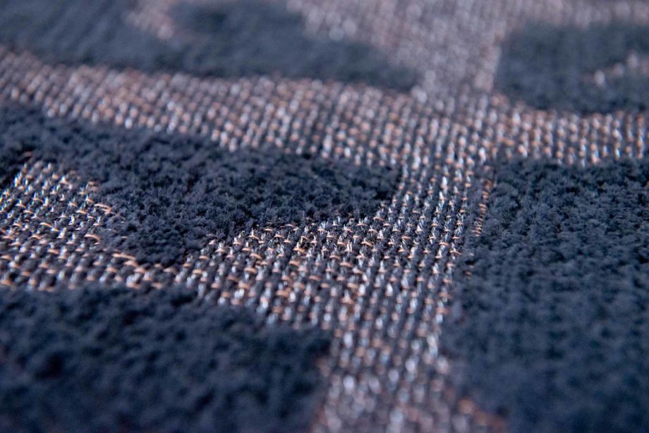 Louis De Poortere carpet LX 9200 Structures Baobab Black Water zoom 1