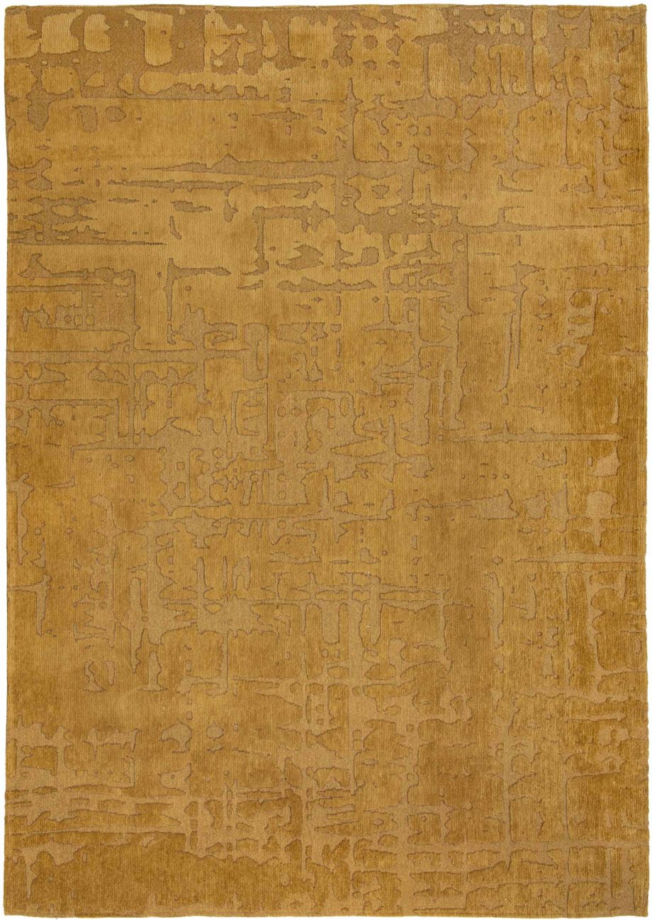 Louis De Poortere carpet LX 9201 Structures Baobab Madagascar Gold