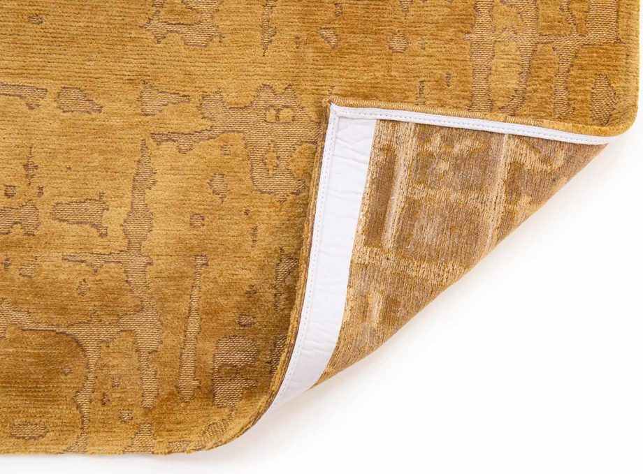 Louis De Poortere carpet LX 9201 Structures Baobab Madagascar Gold back