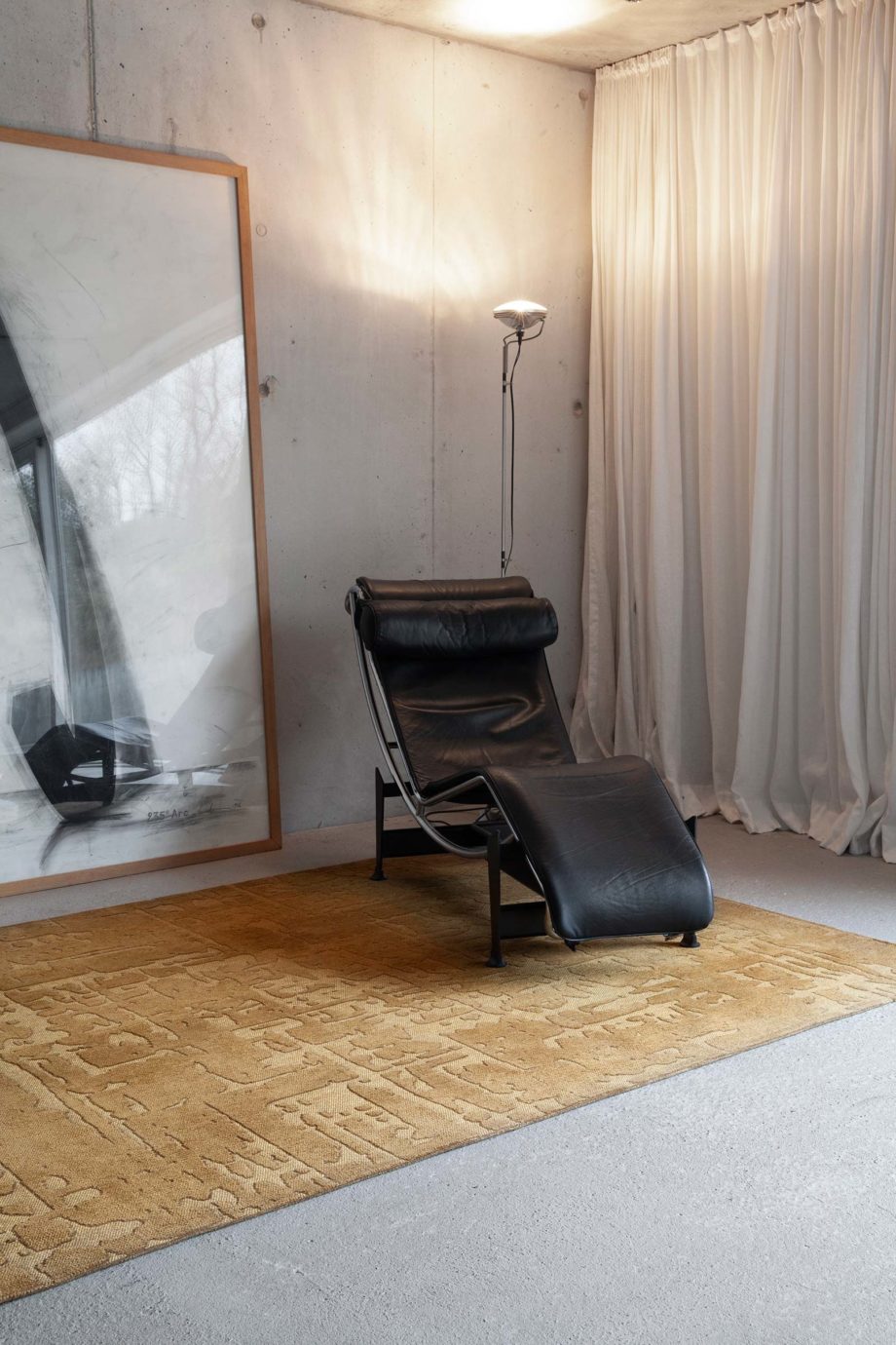 Louis De Poortere carpet LX 9201 Structures Baobab Madagascar Gold interior 5