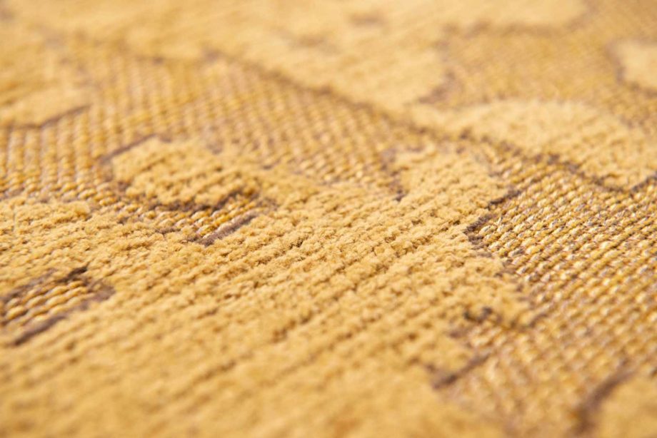 Louis De Poortere carpet LX 9201 Structures Baobab Madagascar Gold zoom 1