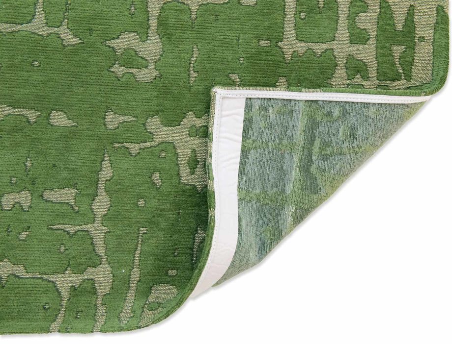 Louis De Poortere carpet LX 9202 Structures Baobab Perrier Green back