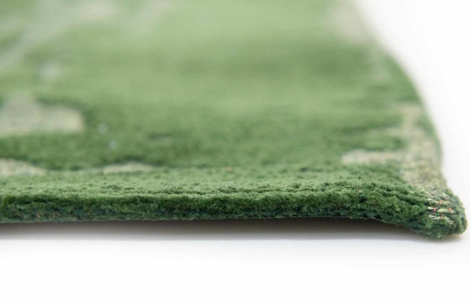 Louis De Poortere carpet LX 9202 Structures Baobab Perrier Green side