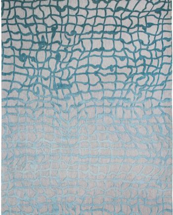 Louis De Poortere carpet LX 9203 Mad Men Dedalo Blue Marine