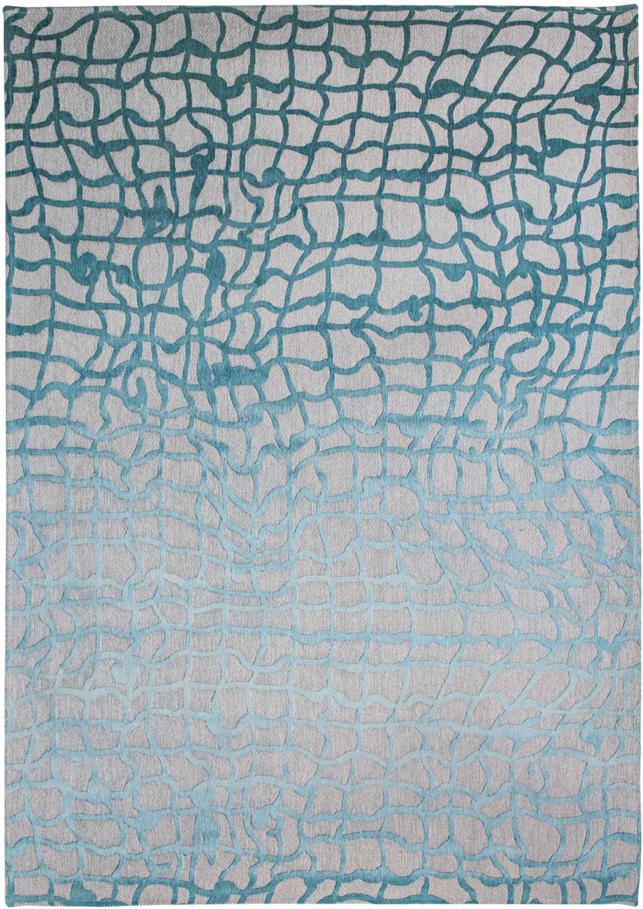 Louis De Poortere carpet LX 9203 Mad Men Dedalo Blue Marine