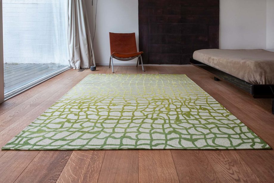 Louis De Poortere carpet LX 9204 Mad Men Dedalo Republic Green interior 1