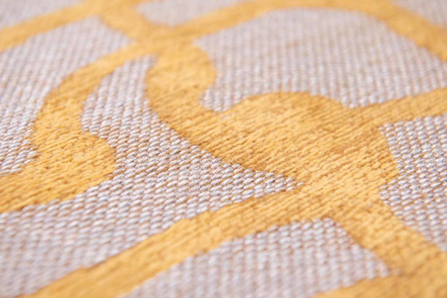 Louis De Poortere carpet LX 9205 Mad Men Dedalo Yellow Scarab zoom 1