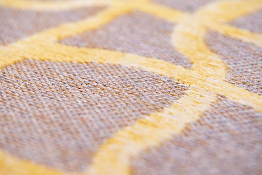 Louis De Poortere carpet LX 9205 Mad Men Dedalo Yellow Scarab zoom 2
