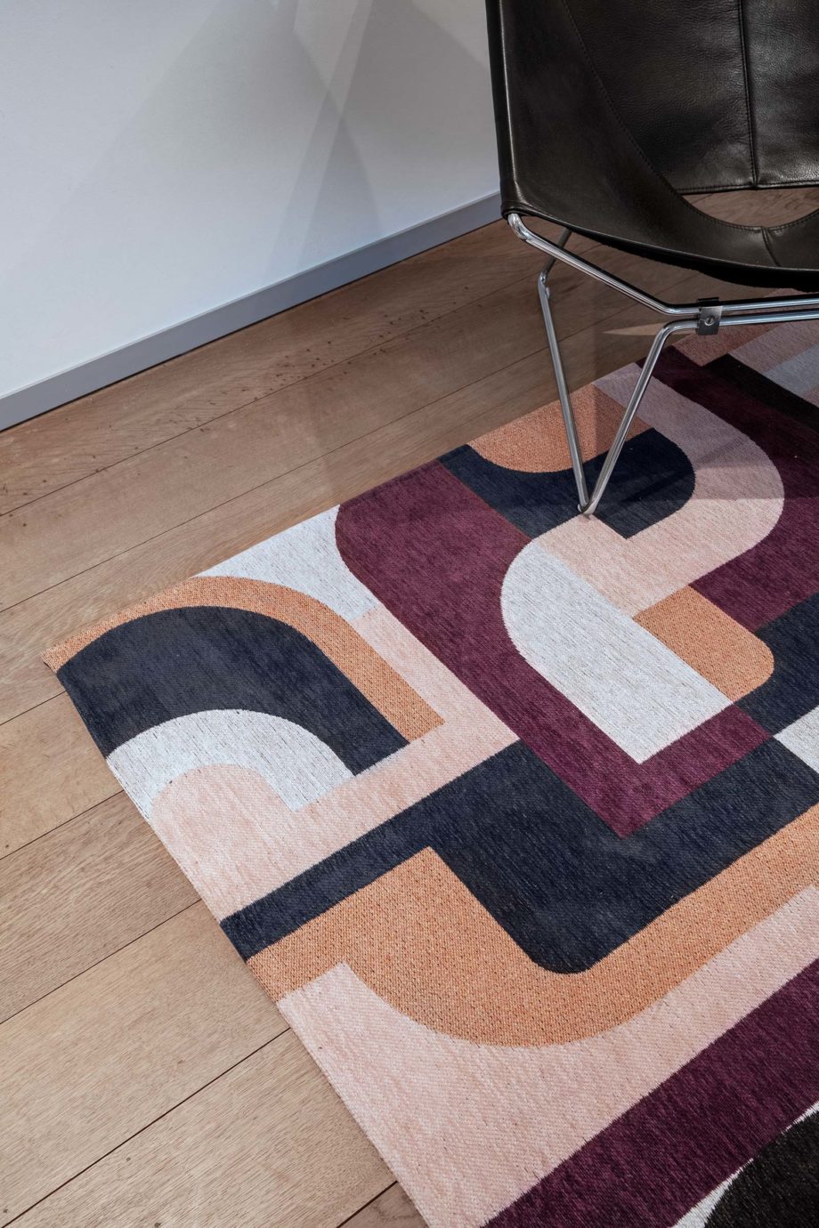 Louis De Poortere carpet LX 9209 Nuance Module Pink Rohe interior 2