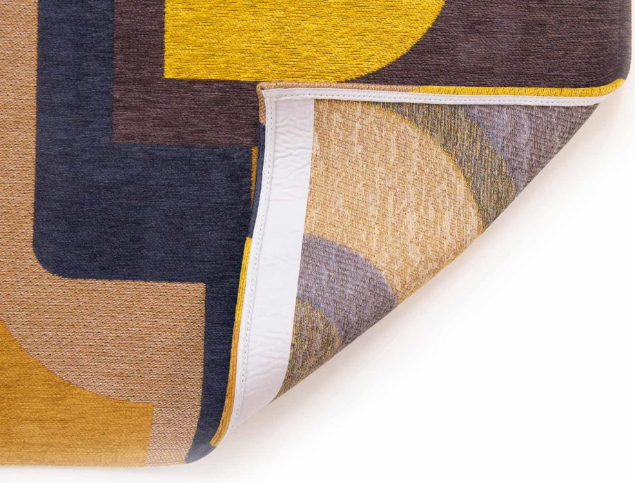 Louis De Poortere carpet LX 9210 Nuance Module Yellow Meyer back