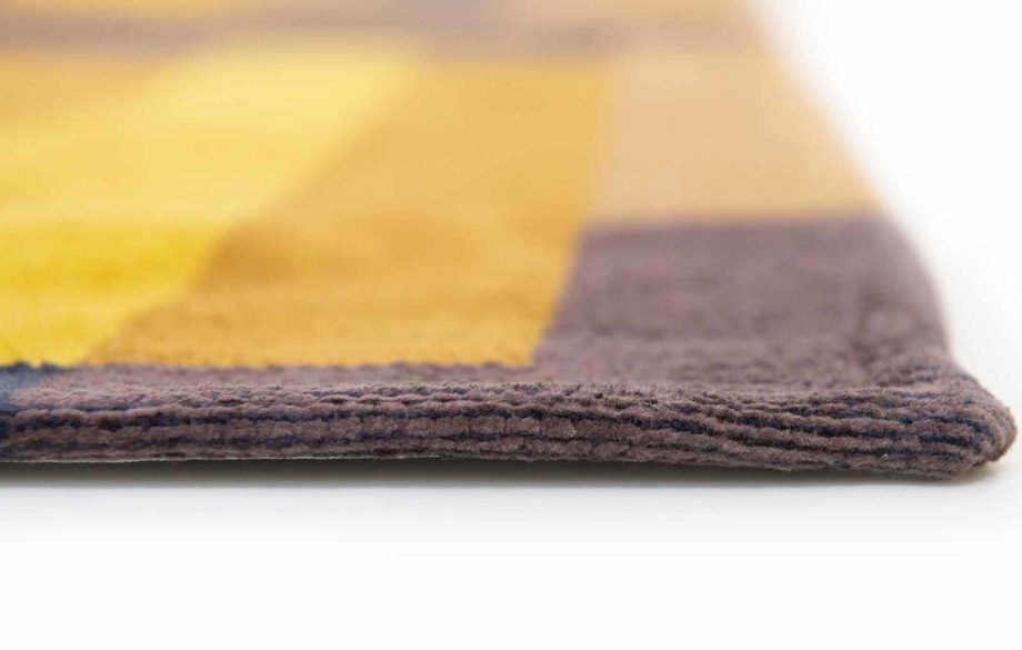 Louis De Poortere carpet LX 9210 Nuance Module Yellow Meyer side
