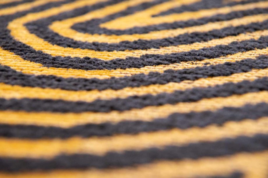 Louis De Poortere carpet LX 9227 Meditation Coral Black Gold zoom 2