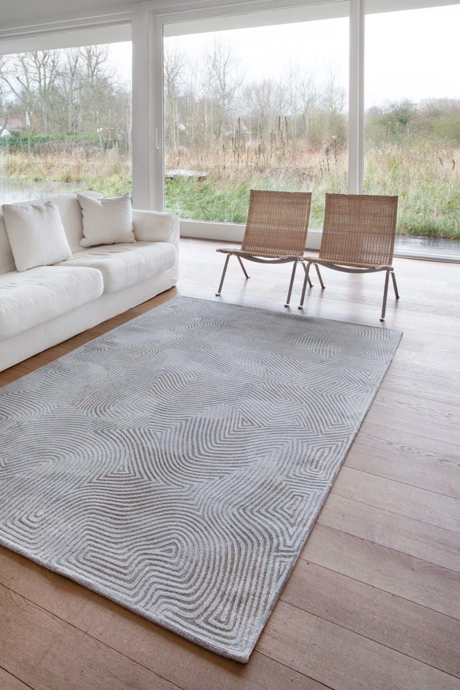 Louis De Poortere carpet LX 9228 Meditation Coral Oyster White interior 3