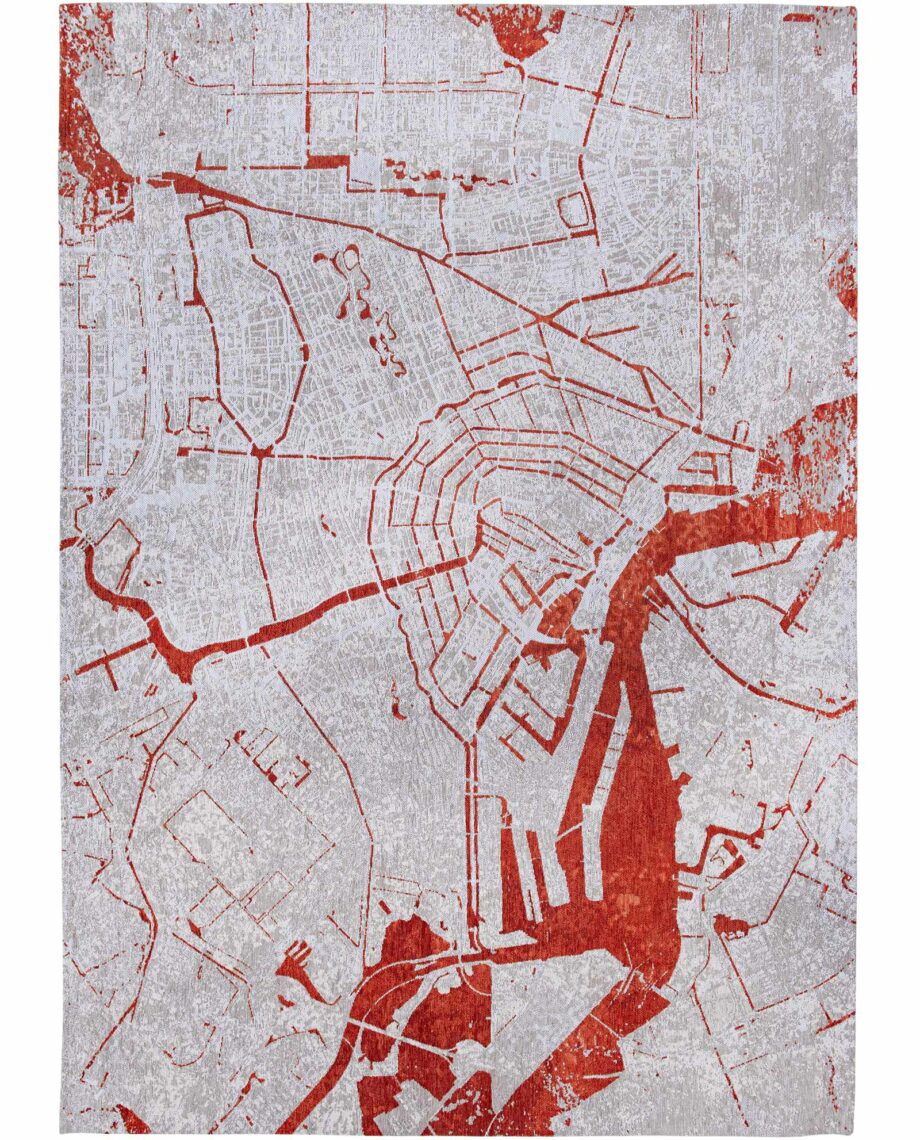 Louis De Poortere carpet Cities Amsterdam 9323 Orange Cut
