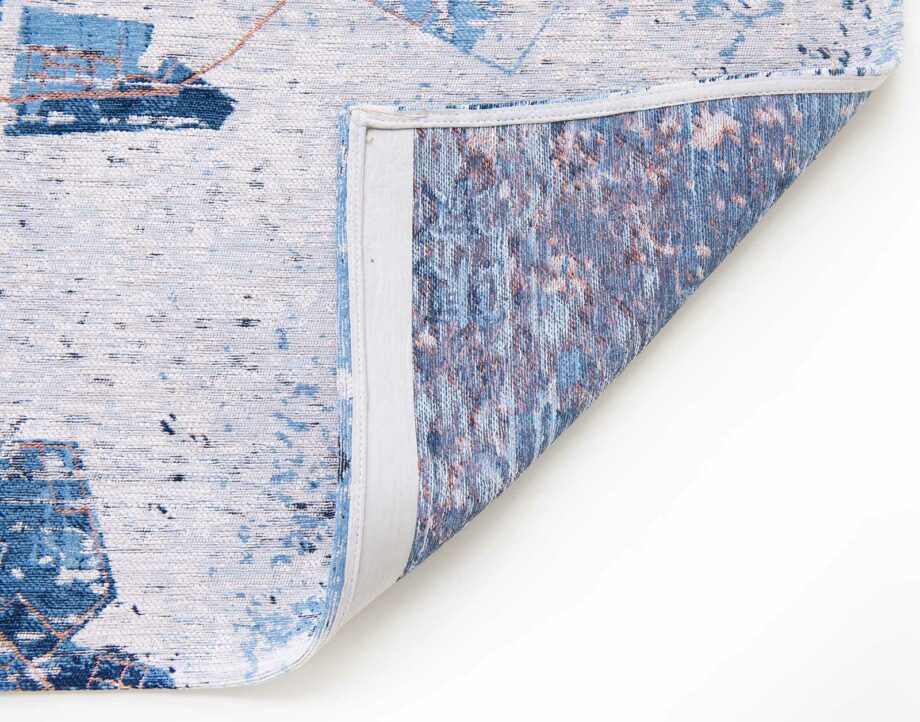 Louis De Poortere carpet Cities Tokyo 9314 Conductive Blue back
