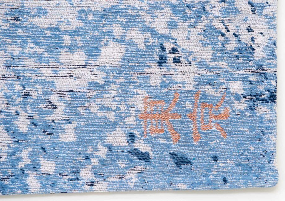 Louis De Poortere carpet Cities Tokyo 9314 Conductive Blue corner