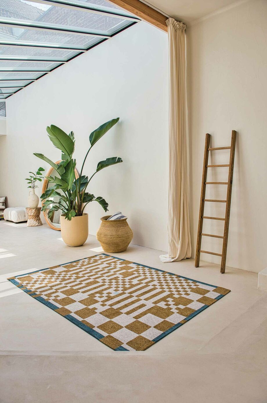 Louis De Poortere carpet Craft Chess 9338 Honey interior 2