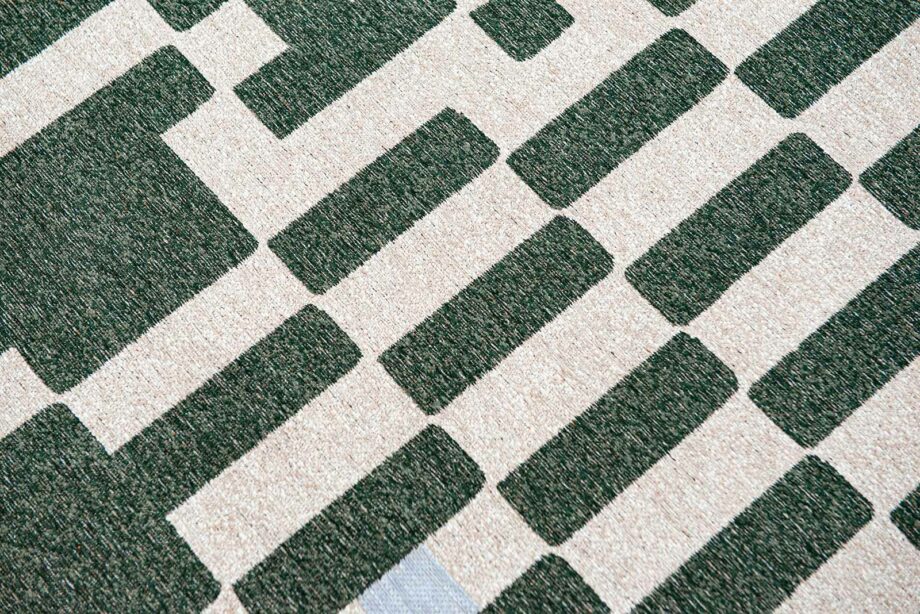 Louis De Poortere carpet Craft Chess 9339 Deep Green zoom 2