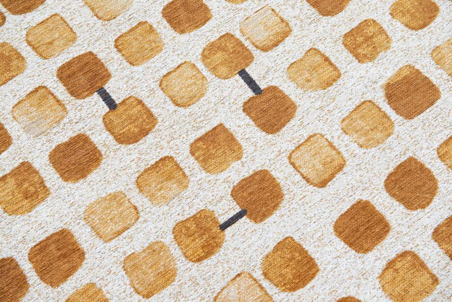 Louis De Poortere carpet Craft Cobblestone 9346 Peach Party zoom 2
