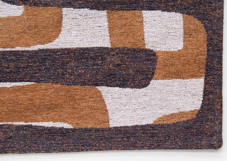 Louis De Poortere carpet Craft Kuba 9335 Bison corner