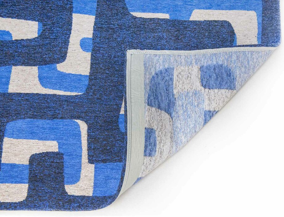 Louis De Poortere carpet Craft Kuba 9336 Ultramarine back