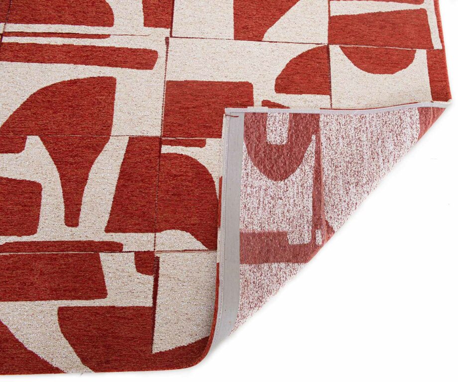 Louis De Poortere carpet Craft Papercut 9364 Rust back