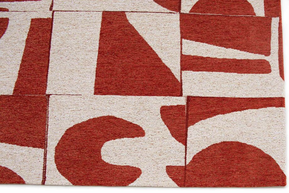 Louis De Poortere carpet Craft Papercut 9364 Rust corner