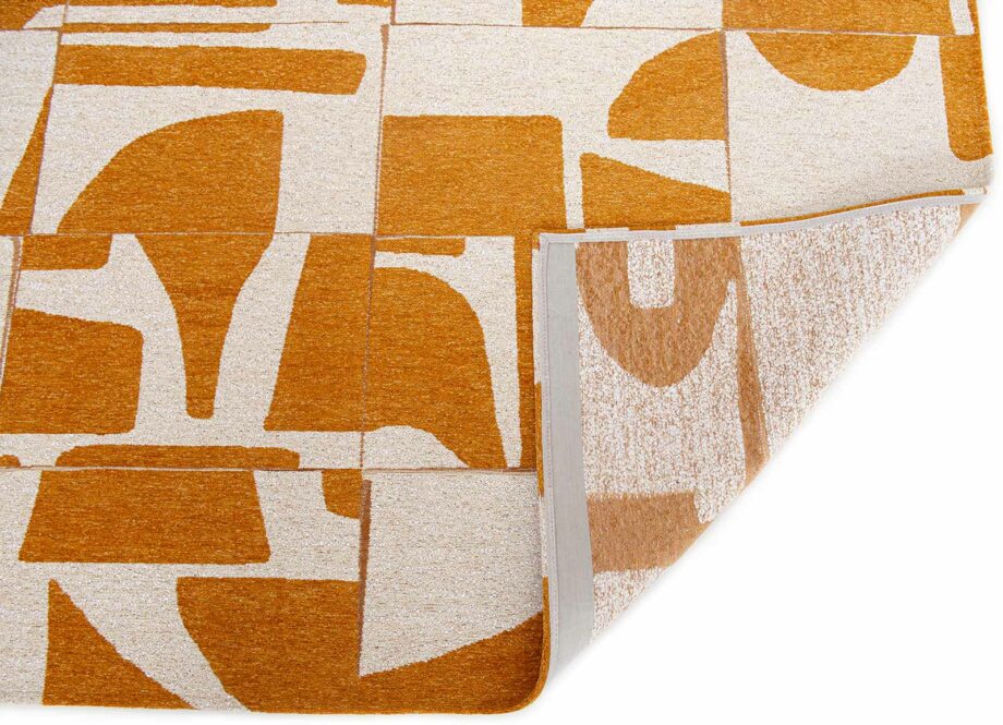 Louis De Poortere carpet Craft Papercut 9367 Curry back