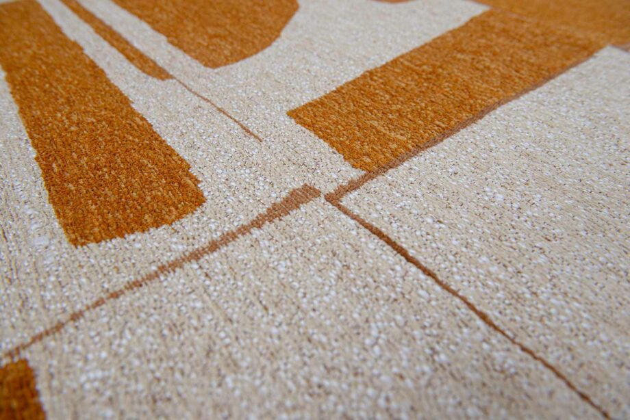 Louis De Poortere carpet Craft Papercut 9367 Curry zoom 2