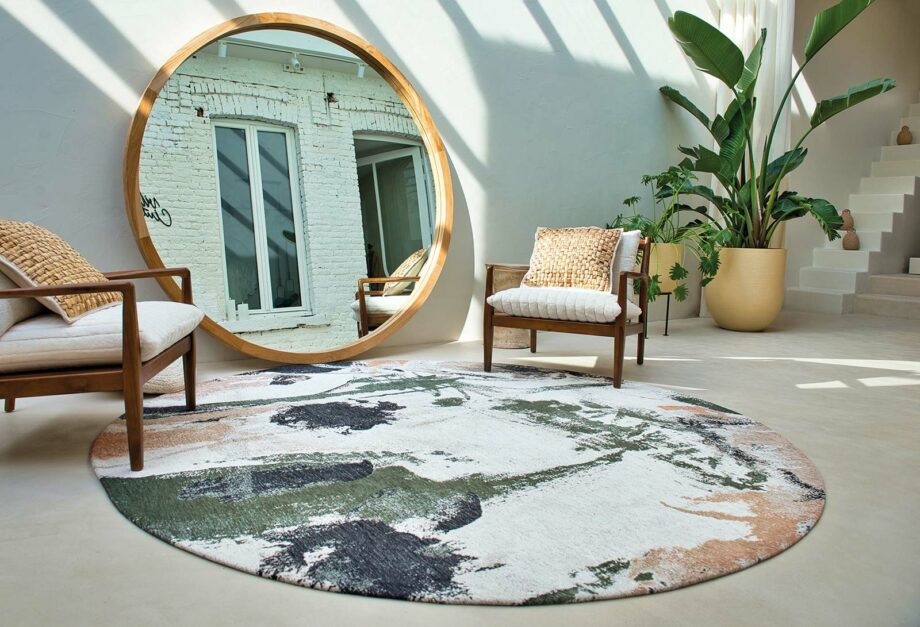 Louis De Poortere carpet Gallery Fresque 9393 Indian Rice interior 2
