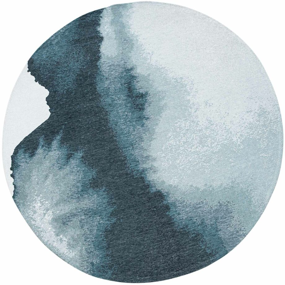 Louis De Poortere carpet Meditation Lagoon 9332 Inkjet round