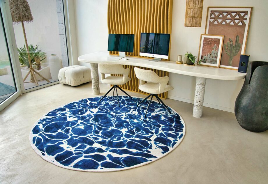 Louis De Poortere carpet Meditation Swim 9351 Surf interior 1