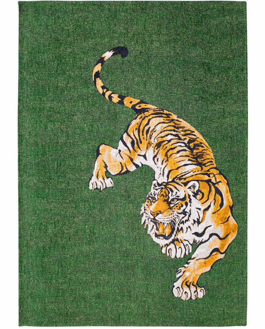 Louis De Poortere carpet Pop 9388 Green On Fire