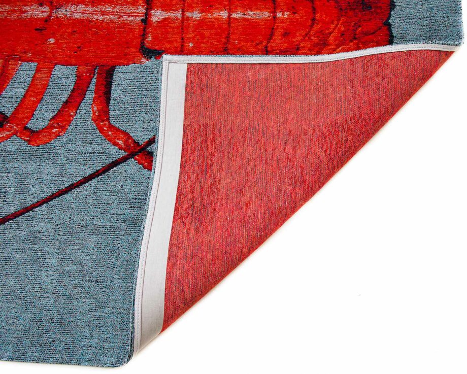 Louis De Poortere carpet Pop 9389 Steam Red back