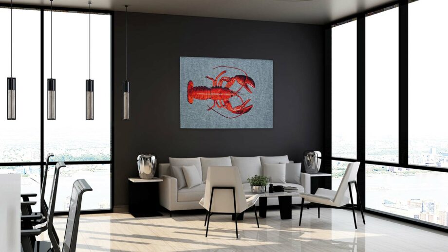 Louis De Poortere carpet Pop 9389 Steam Red interior 1