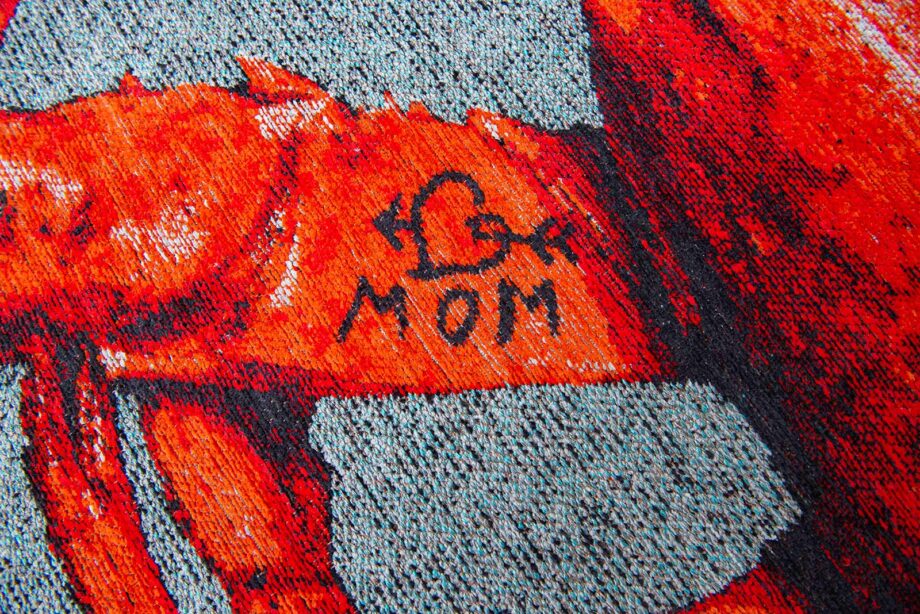 Louis De Poortere carpet Pop 9389 Steam Red zoom 4