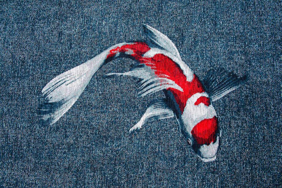 Louis De Poortere carpet Pop 9390 Japanese Pond zoom 5