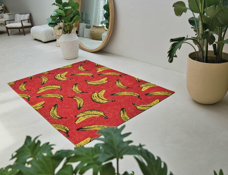 Louis De Poortere carpet Pop 9392 Miami Red interior 1