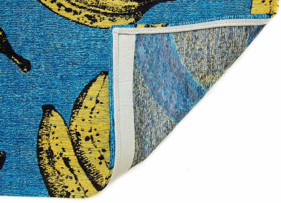 Louis De Poortere carpet Pop 9394 California Blue back