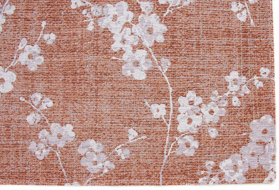 Louis De Poortere carpet Sakura 9371 Copper Pink corner