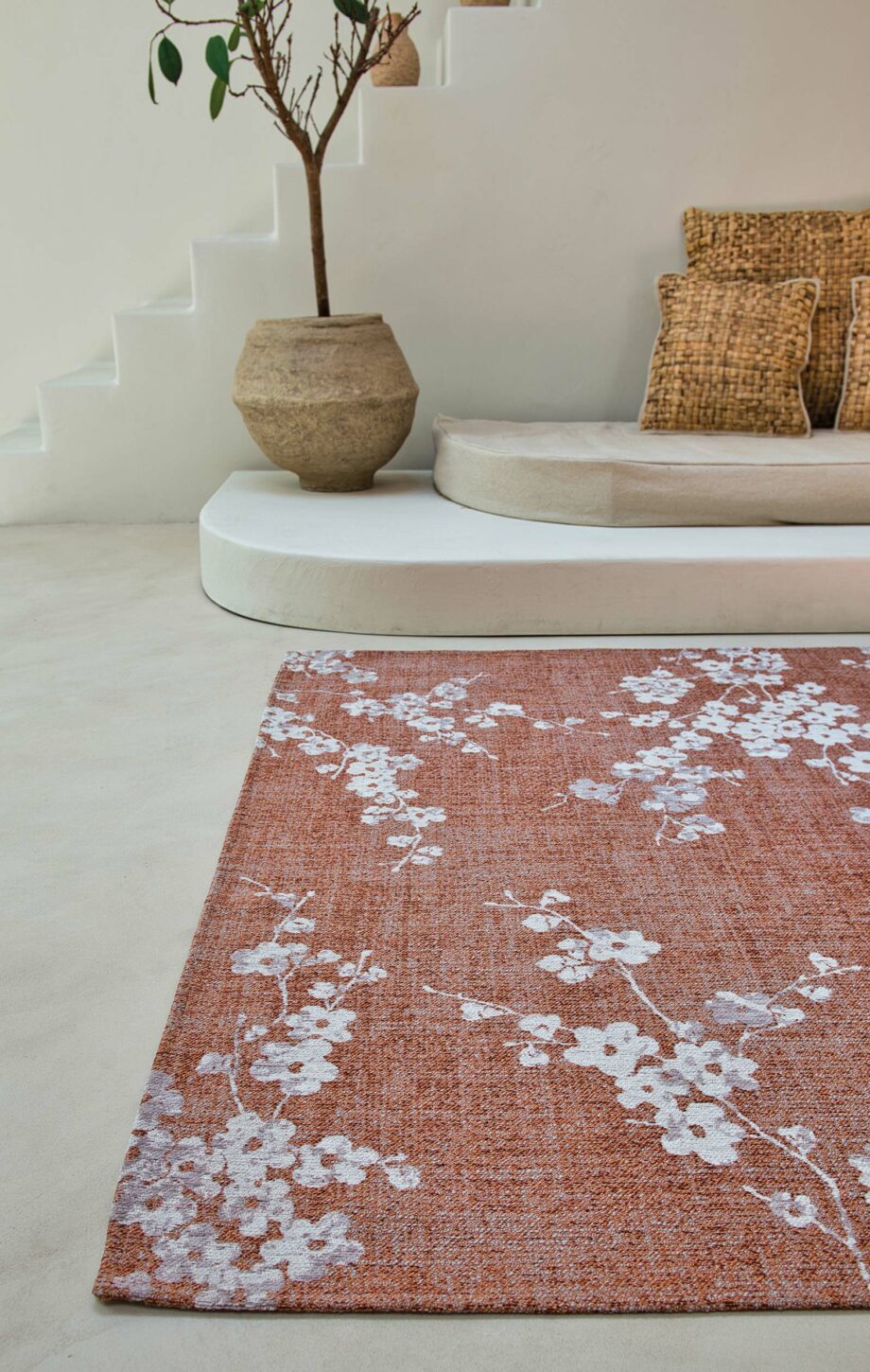 Louis De Poortere carpet Sakura 9371 Copper Pink interior 1