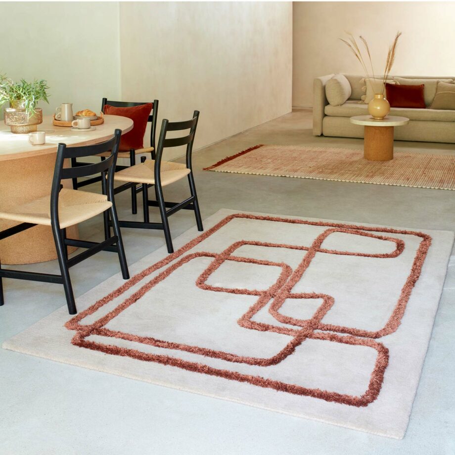 Asiatic carpet 96 Infinity Copper interior square