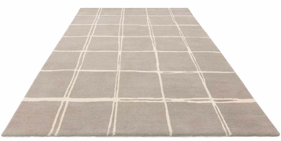 Asiatic carpet Albany Grid Grey 1 3D
