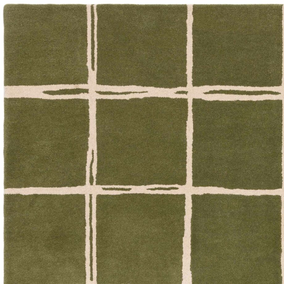 Asiatic carpet Albany Grid Olive 2