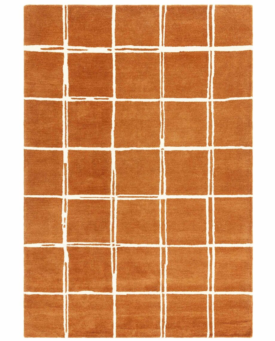 Asiatic carpet Albany Grid Rust