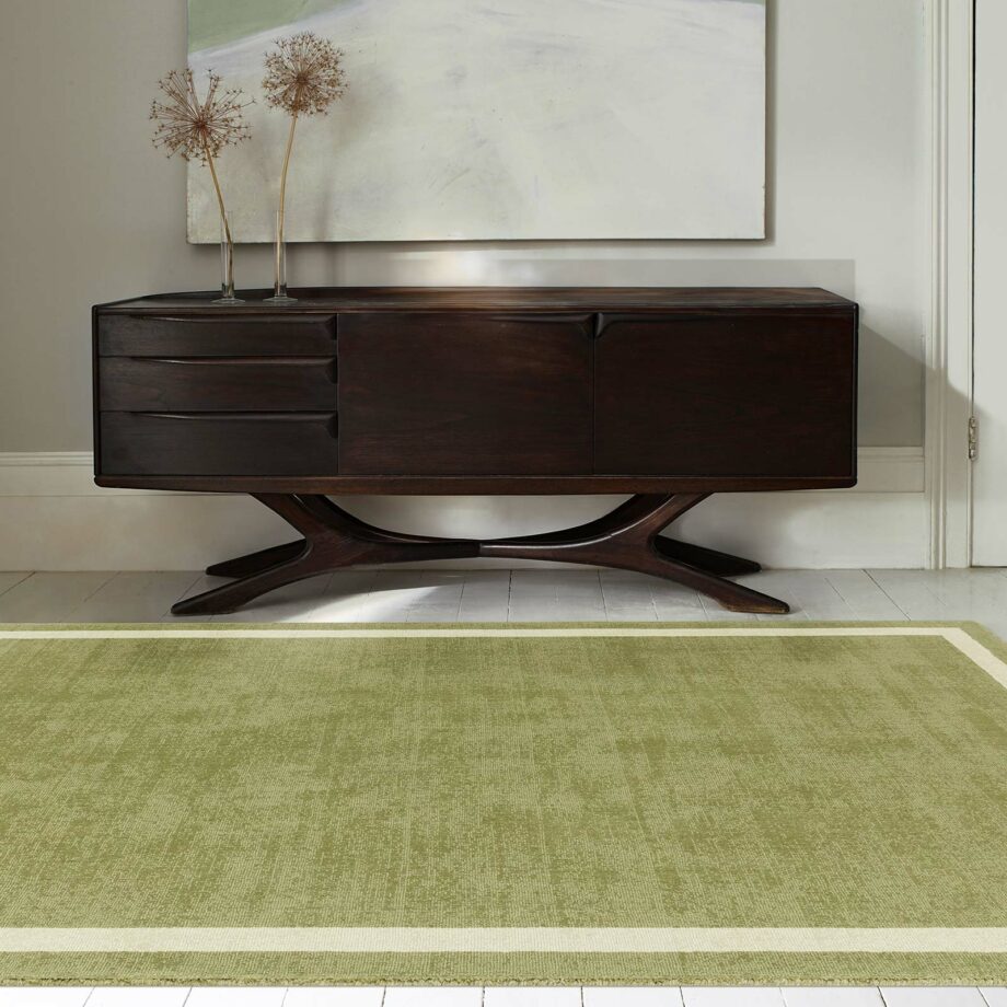 Asiatic carpet Albi Green interior square
